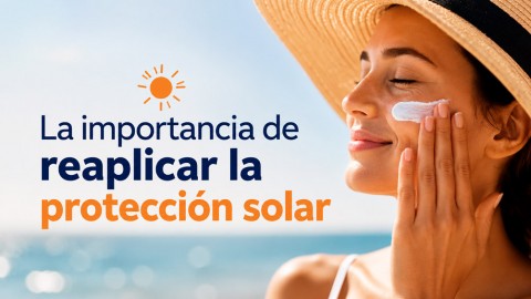 La importancia de reaplicar el protector solar